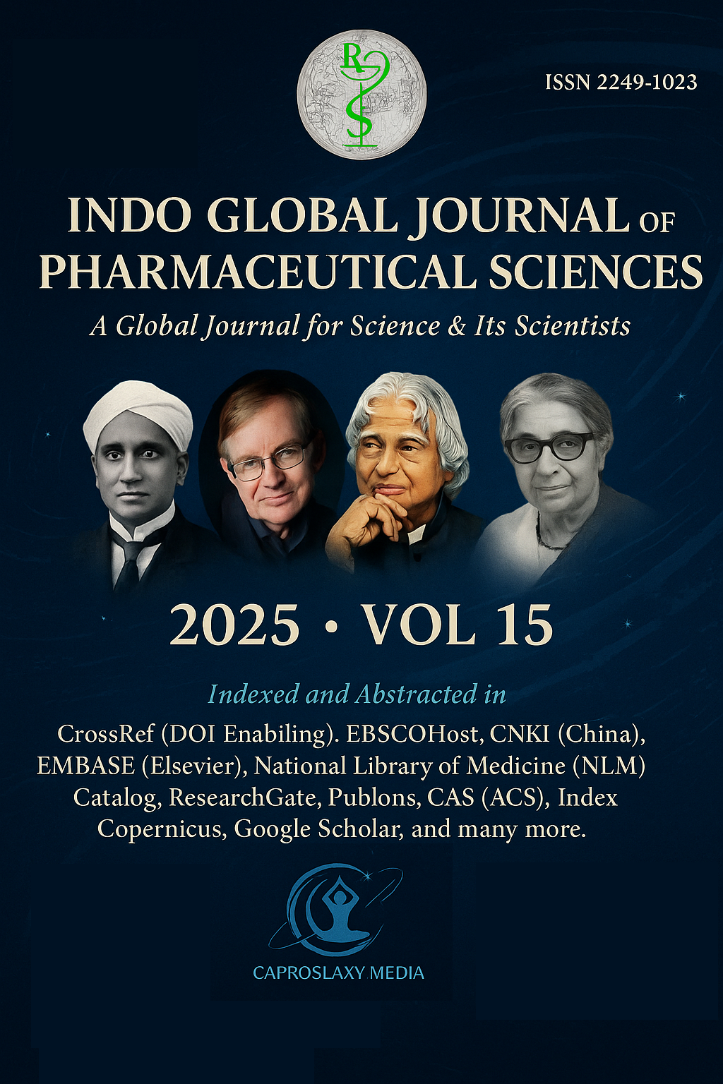 					View Vol. 15 (2025): Indo Global J. Pharm. Sci.
				