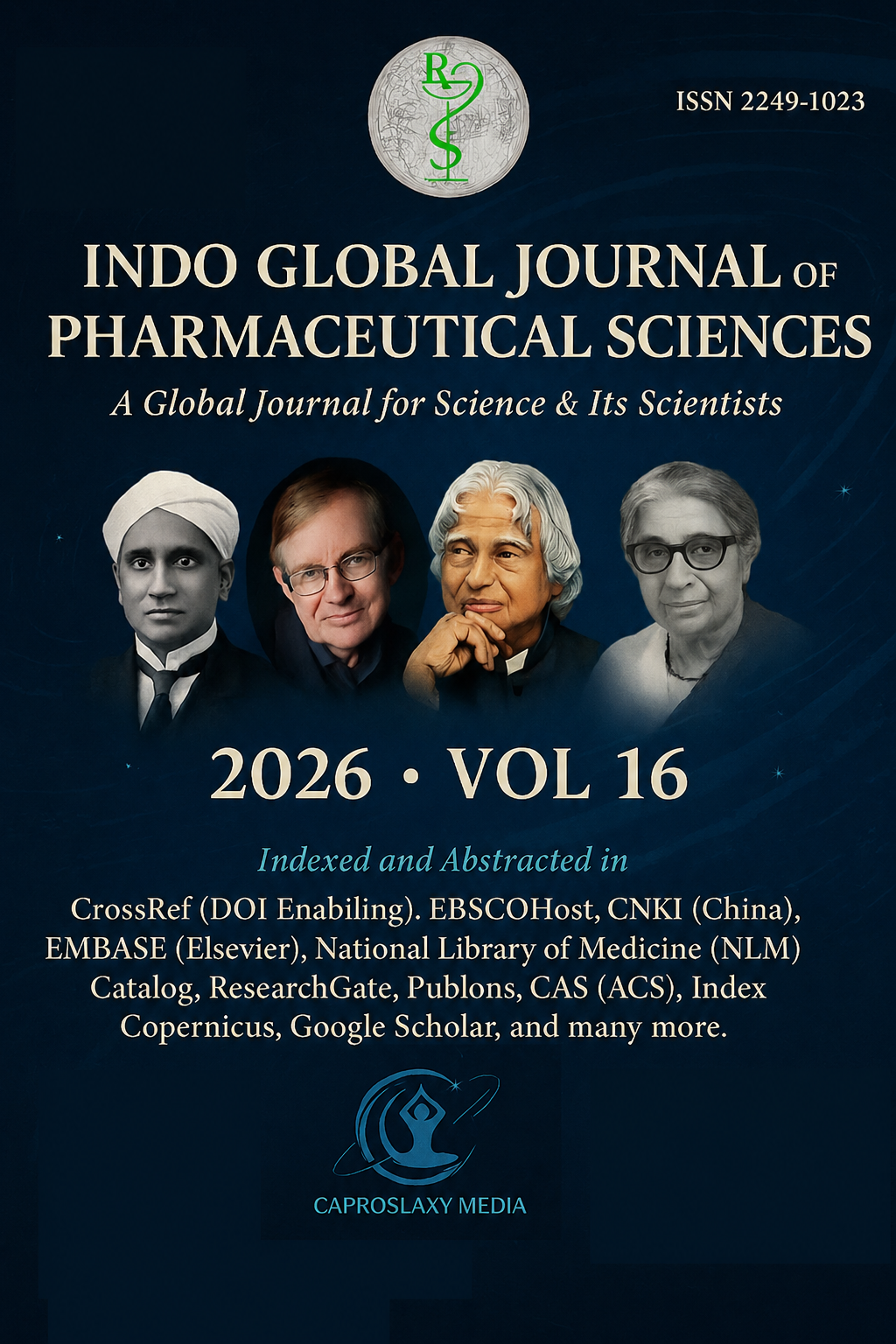 					View Vol. 16 (2026): Indo Global J. Pharm. Sci.
				